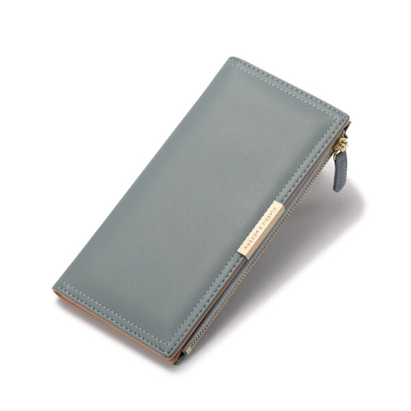 Geldbörsen Und Taschen Mode Einfarbig PU Geldbörse Universal #3924 – Bild 4