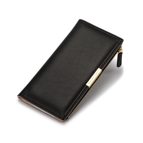 Geldbörsen Und Taschen Mode Einfarbig PU Geldbörse Universal #3924 – Bild 5
